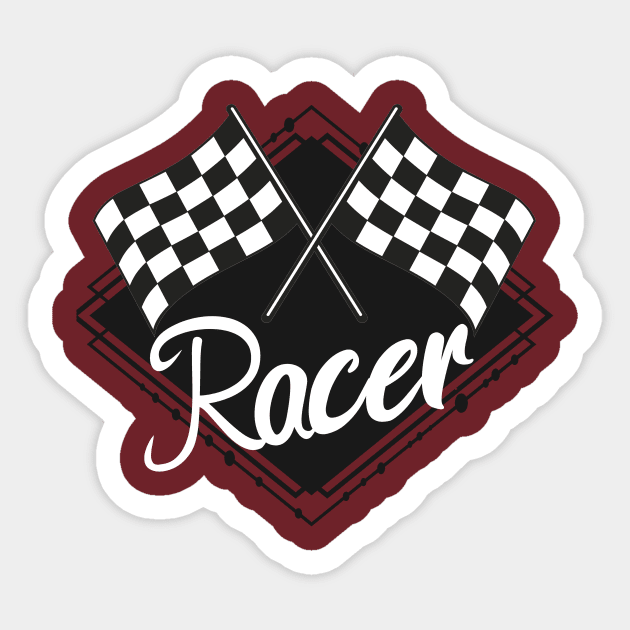 Racer Sticker by maxcode